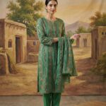 Hand-Made Embroided Shiffon Unstiched 3Pcs